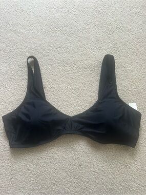 Aerie Black Scoop Bathing Suit Top